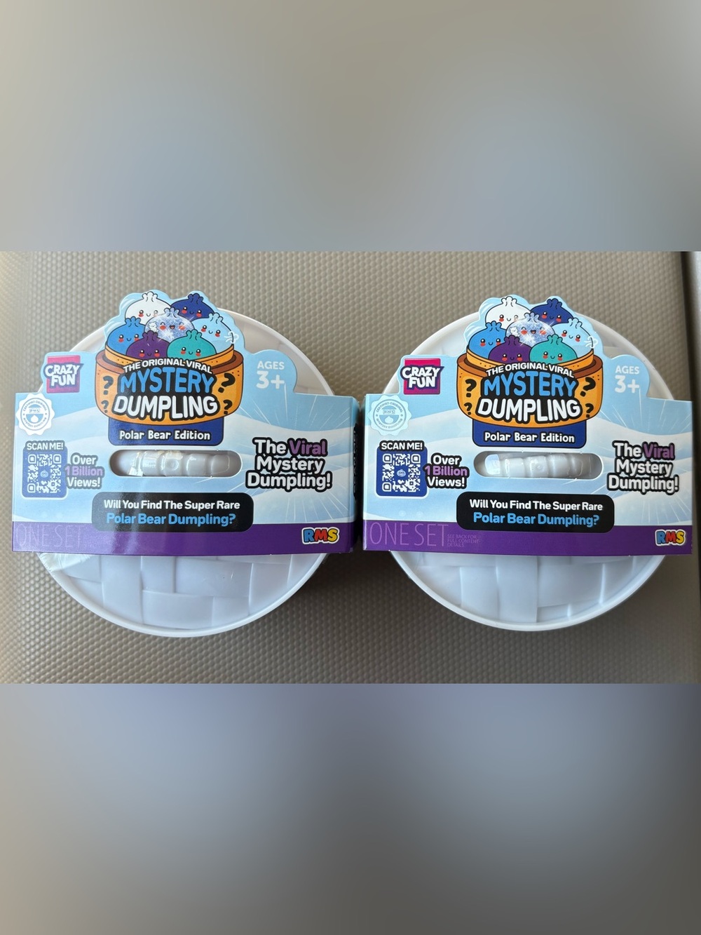 ❄️ Crazy Fun Mystery Dumpling Polar Bear Edition – 2 Pack NEW VIRAL RMS
